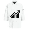 Eight Pearl Button Chef Coat with Thermometer Pocket Thumbnail