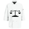 Eight Pearl Button Chef Coat with Thermometer Pocket Thumbnail