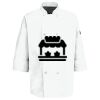 Eight Pearl Button Chef Coat with Thermometer Pocket Thumbnail