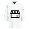 Eight Pearl Button Chef Coat with Thermometer Pocket Thumbnail