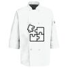 Eight Pearl Button Chef Coat with Thermometer Pocket Thumbnail