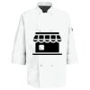 Eight Pearl Button Chef Coat with Thermometer Pocket Thumbnail