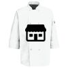 Eight Pearl Button Chef Coat with Thermometer Pocket Thumbnail
