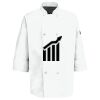 Eight Pearl Button Chef Coat with Thermometer Pocket Thumbnail