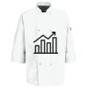 Eight Pearl Button Chef Coat with Thermometer Pocket Thumbnail
