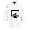 Eight Pearl Button Chef Coat with Thermometer Pocket Thumbnail