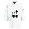 Eight Pearl Button Chef Coat with Thermometer Pocket Thumbnail