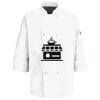 Eight Pearl Button Chef Coat with Thermometer Pocket Thumbnail