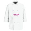 Eight Pearl Button Chef Coat with Thermometer Pocket Thumbnail