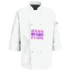 Eight Pearl Button Chef Coat with Thermometer Pocket Thumbnail