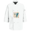 Eight Pearl Button Chef Coat with Thermometer Pocket Thumbnail