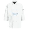 Eight Pearl Button Chef Coat with Thermometer Pocket Thumbnail