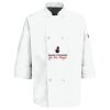 Eight Pearl Button Chef Coat with Thermometer Pocket Thumbnail
