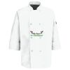 Eight Pearl Button Chef Coat with Thermometer Pocket Thumbnail