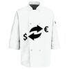 Eight Pearl Button Chef Coat with Thermometer Pocket Thumbnail