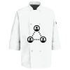 Eight Pearl Button Chef Coat with Thermometer Pocket Thumbnail