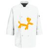 Eight Pearl Button Chef Coat with Thermometer Pocket Thumbnail