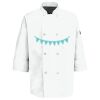 Eight Pearl Button Chef Coat with Thermometer Pocket Thumbnail