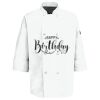 Eight Pearl Button Chef Coat with Thermometer Pocket Thumbnail