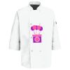 Eight Pearl Button Chef Coat with Thermometer Pocket Thumbnail
