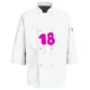 Eight Pearl Button Chef Coat with Thermometer Pocket Thumbnail