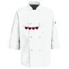 Eight Pearl Button Chef Coat with Thermometer Pocket Thumbnail