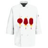 Eight Pearl Button Chef Coat with Thermometer Pocket Thumbnail