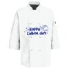 Eight Pearl Button Chef Coat with Thermometer Pocket Thumbnail