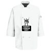 Eight Pearl Button Chef Coat with Thermometer Pocket Thumbnail