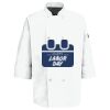 Eight Pearl Button Chef Coat with Thermometer Pocket Thumbnail