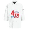 Eight Pearl Button Chef Coat with Thermometer Pocket Thumbnail