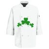 Eight Pearl Button Chef Coat with Thermometer Pocket Thumbnail