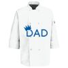 Eight Pearl Button Chef Coat with Thermometer Pocket Thumbnail