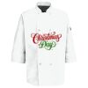Eight Pearl Button Chef Coat with Thermometer Pocket Thumbnail
