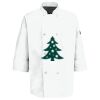 Eight Pearl Button Chef Coat with Thermometer Pocket Thumbnail