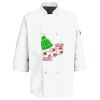Eight Pearl Button Chef Coat with Thermometer Pocket Thumbnail