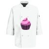Eight Pearl Button Chef Coat with Thermometer Pocket Thumbnail