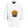 Eight Pearl Button Chef Coat with Thermometer Pocket Thumbnail