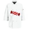Eight Pearl Button Chef Coat with Thermometer Pocket Thumbnail