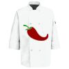 Eight Pearl Button Chef Coat with Thermometer Pocket Thumbnail