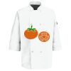 Eight Pearl Button Chef Coat with Thermometer Pocket Thumbnail