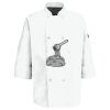 Eight Pearl Button Chef Coat with Thermometer Pocket Thumbnail