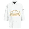 Eight Pearl Button Chef Coat with Thermometer Pocket Thumbnail