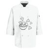 Eight Pearl Button Chef Coat with Thermometer Pocket Thumbnail