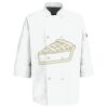 Eight Pearl Button Chef Coat with Thermometer Pocket Thumbnail