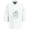 Eight Pearl Button Chef Coat with Thermometer Pocket Thumbnail
