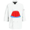 Eight Pearl Button Chef Coat with Thermometer Pocket Thumbnail