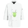 Eight Pearl Button Chef Coat with Thermometer Pocket Thumbnail