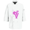 Eight Pearl Button Chef Coat with Thermometer Pocket Thumbnail