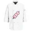 Eight Pearl Button Chef Coat with Thermometer Pocket Thumbnail